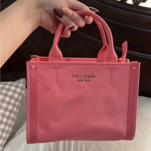 Kate Spade New York The Little Better Sam Nylon Mini Tote in Coral